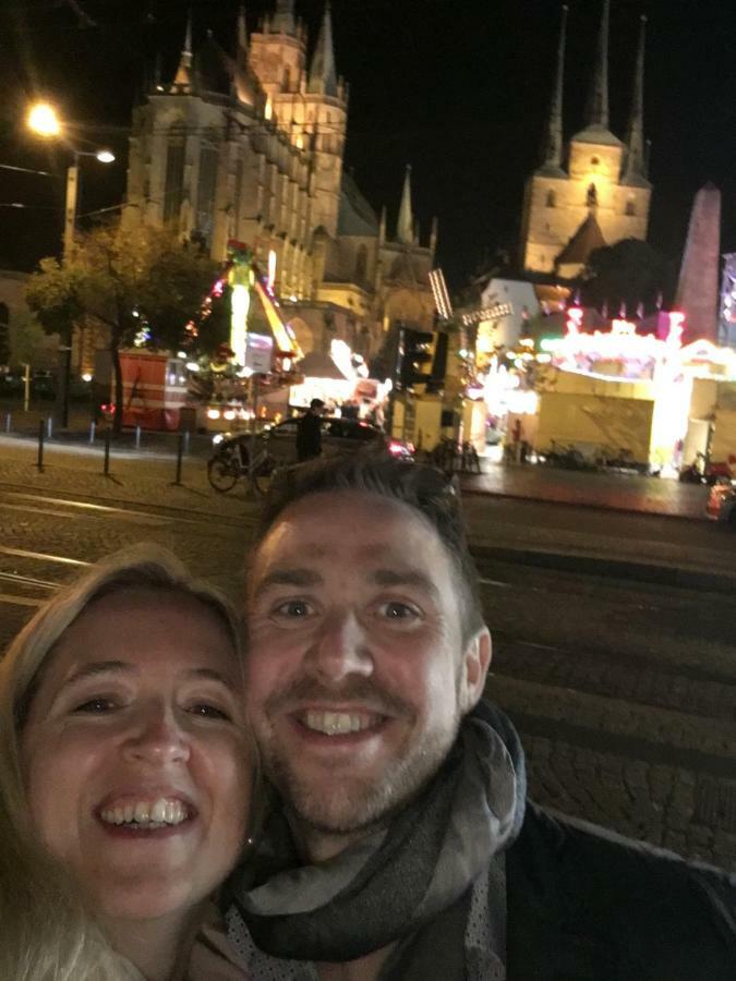 Ferienwohnung In Erfurt Mit Kleinem Balkon, 2 Schlafzimmer 외부 사진